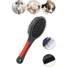Çift Taraflı Kedi Köpek Tarağı ve Fırçası Evcil Hayvan Tarak Fırça