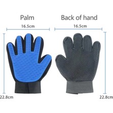 Kedi Köpek Tüy Toplama Eldiveni Mavi