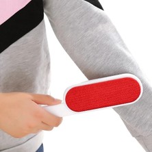 Tutma Saplı Çift Taraflı Kıyafet Elbise Koltuk Toz Tüy Kıl Toplama Temizleme Fırçası