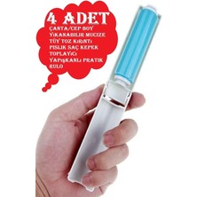  Yıkanabilir Mucize Kıl Tüy Toz Kırıntı Pislik Saç Kepek Toplayıcı Yapışkanlı Pratik Rulo Set