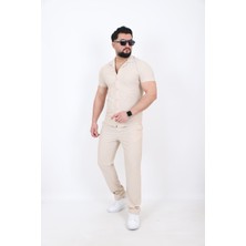L-KOM Erkek Fitilli Kısa Kollu Takım