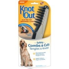 Kedi ve Köpekler Için Pilli ve Döner Jiletli Kıtık Açıcı Tarak