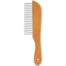 Köpek Tarağı Geniş Paslanmaz Aralıklı 22CM