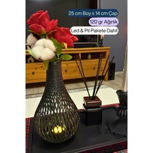 Giposi Mesh LED Aydınlatmalı Vazo