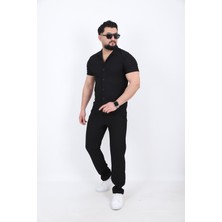 L-KOM Erkek Fitilli Kısa Kollu Takım