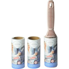 2 Yedek Rulo Başlıklı 30 Yaprak Tüy Alma Toplama Bandı