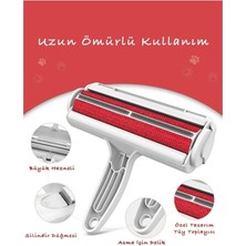 2 Yönlü Hazneli Kedi Köpek Tüy Toplayıcı Gırgır Kazak Kıyafet Elbise Halı Yatak Kıl Toz Tüy Gırgırı