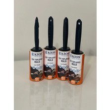 Kedi Köpek Tüy Toplayıcı Rulo 60 Yaprak Kaliteli Yapışkan 4 Adet