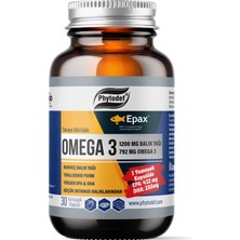 Phytodef 792 mg Omega3 içeren 1200mg Balık Yağı Yumuşak Kapsül (Softgel)  EPA: 432mg DHA: 288mg