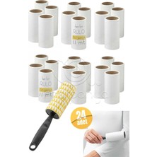 Kedi Köpek Tüy Ip Toplayıcı Rulo Elbise Giysi Tüy Toplama Rulosu 24 Adet Yedek Kartuş Bastis