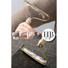 Ahşap Saplı Demir Elbise Tiftik ve Tüy Toplama Kedi Köpek Kazak Hırka Halı Kumaş Tüy Toplama