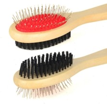 Ahşap Saplı Köpek Fırçası Large ZM1103A-L