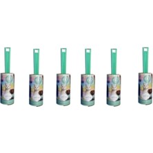 6 Adet Premium Quality Kedi Köpek Tüy Toplayıcı 60 Yaprak Rulo -6