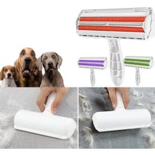 Kedi Köpek Tüy Toplayıcı Halı Yatak Elbise Kıl Toz Tüy Temizleyici 2 Yönlü Hazneli Gırgır