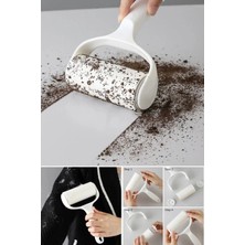 Rulo Kağıt Yapışkan Silindir Tozu Silecek Evcil Hayvan Saç Giysileri Halı Tüy Toz Toplama 60 Yaprak