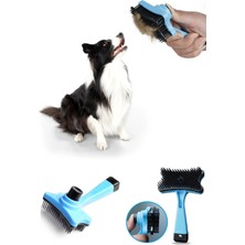 Otomatik Tuşlu Kolayca Tüyleri Taraktan Temizlenebilen Kedi Köpek Tüy Toplayıcı Otomatik Tuş Tarak