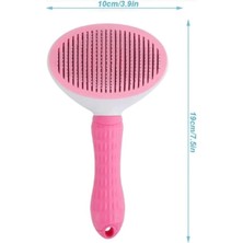  Basmalı Oval Tarak Pembe