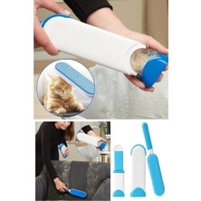 Kedi ve Köpek Tüy Toz Toplayıcı Profesyonel Hazneli 2'li Set