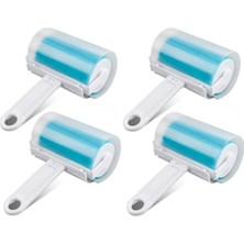 4 Adet Yıkanabilir Yapışkanlı Kedi Köpek Halı Koltuk Kıl Tüy Toz Toplama Rulosu Yıkanır Rulo Pet