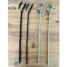 FRY Balkon Çamaşır Askısı Kare Siyah