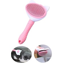 Kedi Köpek Tüy Toplayıcı Tarak Pembe