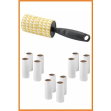  Kedi Köpek Iplik Tüy Toplayıcı ve 12'li Yedek Iplik Toplayıcı 760 Yaprak Gri