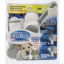 Pet Pretty Mavi Fur Wizard Kendinden Temizlemeli Tüy Toz Toplama Fırça Seti
