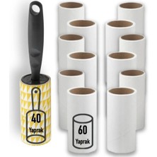 Iplik Tüy Toplayıcı Rulo ve 12'li Yedek Paket (760 Yaprak)