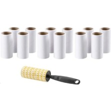 Kedi Köpek Tüy Toplama Rulosu + 12 Adet Yedek Rulo