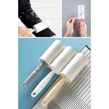 200 Yaprak Tüy Toz Toplayıcı Temizleyici Yapışkanlı Rulo