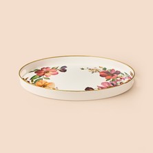 Evidea Kitchen Oval Tepsi - Renkli - 42 cm