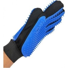 Mavi Çift Taraflı Kedi Köpek Tüy Toplama Eldiveni