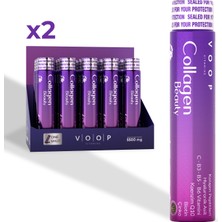 Voop Collagen Beauty Yüksek Biyoaktif Hidrolize Kolajen %100 Saf Ve Doğal - 30 Tüp