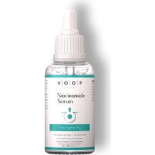 VOOP Siyah Nokta ve Gözenek Karşıtı, Sıkılaştırıcı Yüz Serumu – Kuru ve Normal Ciltler için, %10 Niacinamide, %1 Zinc PCA, 30 ml