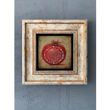 Oscar Stone Decor 20 x 20 cm Çerçeveli Taş Duvar Dekoru Sanatla Buluşmuş Doğaltaş Estetiği CDD-40-1104
