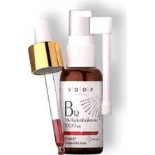 Voop Vitamin B12 Methylcobalamin | 1000 µg (Mikro Gram) Sprey-Damla - 10 ml