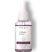 Voop Collagen Serum | Yaşlanma Karşıtı %2 Botanik Collagen %1 Peptit - 30 ml