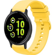 Tagomoon Garmin Vivoactive 5 ile Uyumlu Kordon Jel Silikon Tokalı Kayış