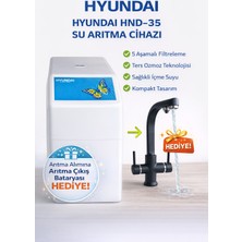 Hyundai Hnd-35 Su Arıtma Cihazı(Pompasız) + Arıtma Çıkış Bataryası Hediye!