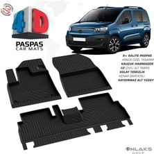 Fiat Doblo 3 2022  Ferrous 4d Havuzlu Kauçuk Paspas