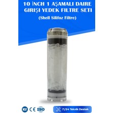 Watermelon Daire Bina Sayaç Girişi 10" Inch 1 Aşama ( Silifoz ) Yedek Filtre Seti