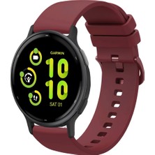 Tagomoon Garmin Vivoactive 5 ile Uyumlu Kordon Jel Silikon Tokalı Kayış