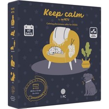 M-Pets Keep Calm Calming Sakinleştici Köpek Tasması Gri