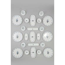 İpek Porselen 6 Kişilik 29 Parça Toledo  Porselen Kahvaltı Takımı Elara– Şık Kahvaltı Seti