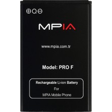 MPIA Pro F Tuşlu Cep Telefonu Bataryası Original 1000MAH Pil