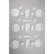 İpek Porselen 6 Kişilik 29 Parça Toledo  Porselen Kahvaltı Takımı Helezon– Şık Kahvaltı Seti