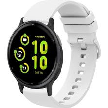 Tagomoon Garmin Vivoactive 5 ile Uyumlu Kordon Jel Silikon Tokalı Kayış