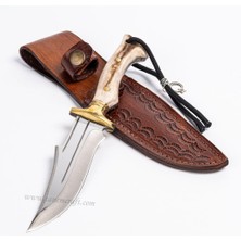 Tanem Craft 24 cm Geyik Boynuzu Sap Outdoor Model Av Bıçağı