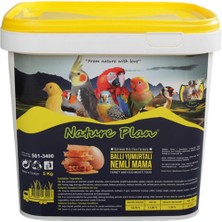 Nature Plan Ballı Yumurtalı Yaş (Nemli) Kuş Maması 5kg
