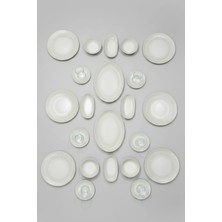 İpek Porselen 6 Kişilik 28 Parça Kayla  Porselen Kahvaltı Takımı Reef– Şık Kahvaltı Seti